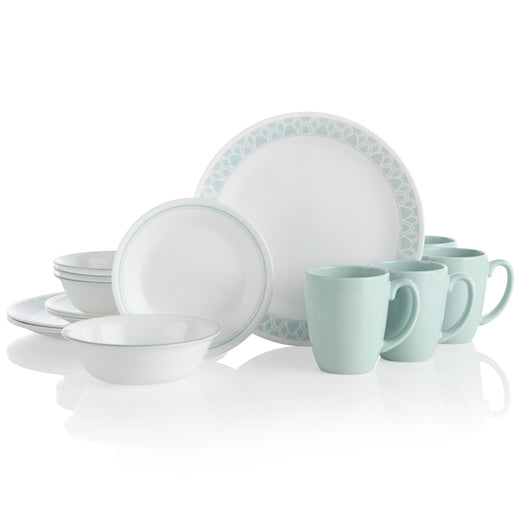 Set de vajilla Classic Delano Corelle de 16 piezas Chef lab CL
