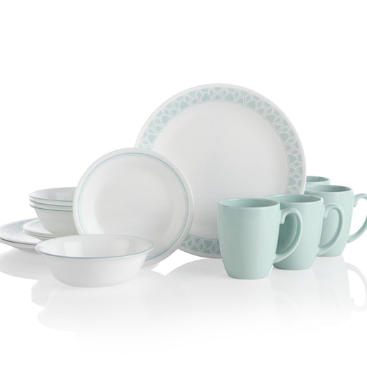 Set de vajilla Classic Delano Corelle de 16 piezas Chef lab CL