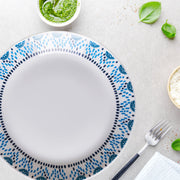 Plato de fondo Azure Medallion Corelle 26.7 cm