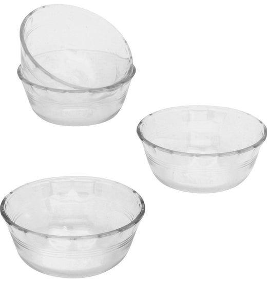 Set de 4 bowl chico de vidrio Pyrex 300ml