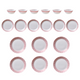 Set de 18 platos  Graphic Stitch Corelle Everyday