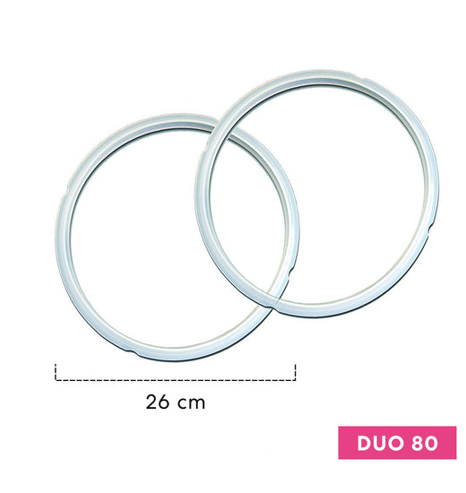 Pack de 2 anillos selladores transparentes Instant Pot Duo 80